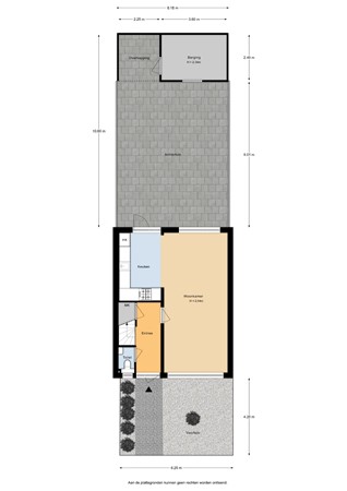 Floorplan - Lingestraat 9, 4157 GD Enspijk